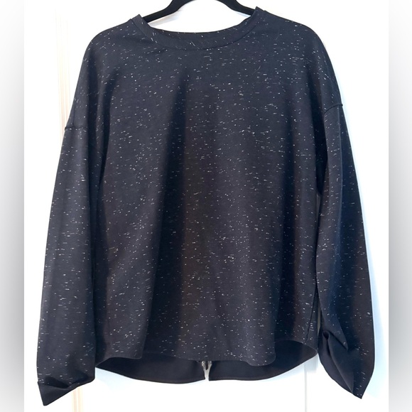 Vince Navy Blue Zip-Back Sweater - Picture 2 of 4